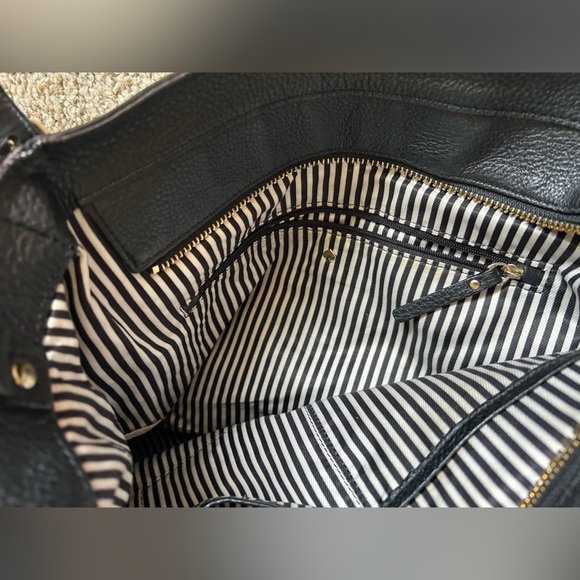 Kate Spade New York Cobble Hill Peters Pebbled Black Leather Women’s Travel Tote - Picture 13 of 16